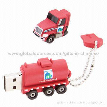 PVC 8GB USB Flash Drives, Free Logo Cost, Uses Branded A Grade Microchips